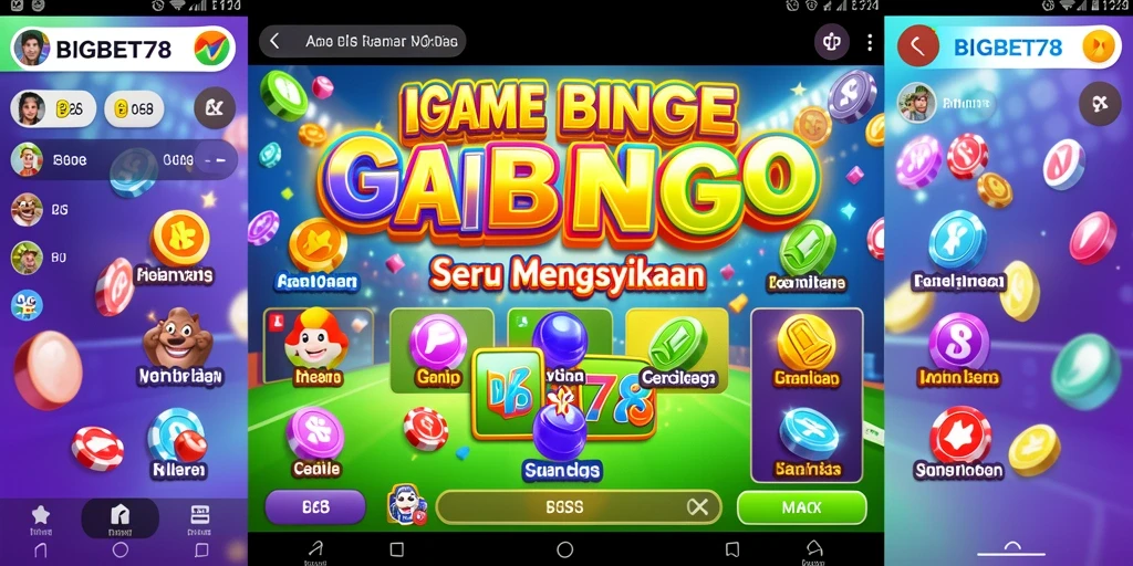 Tampilan gameplay Bingo seru di BIGBET78 dengan interaksi pemain.