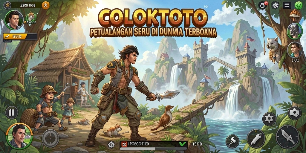 Gameplay COLOKTOTO yang menakjubkan dalam dunia terbuka.