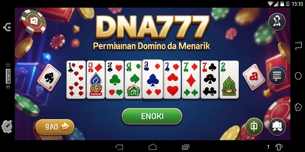 Gameplay DNA777 yang seru dengan grafis menarik pada layar.