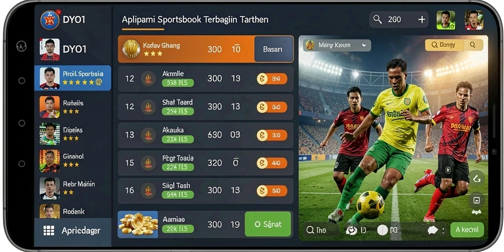 Tampilan gameplay menarik DYO1 dengan fitur taruhan yang interaktif.