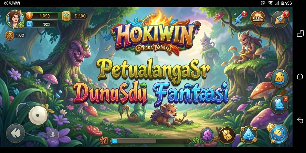 Screenshot utama HOKIWIN menampilkan aksi seru dalam gameplay petualangan.
