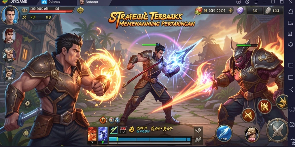 Tampilan gameplay IDRGAME yang menampilkan aksi strategi yang mendebarkan.