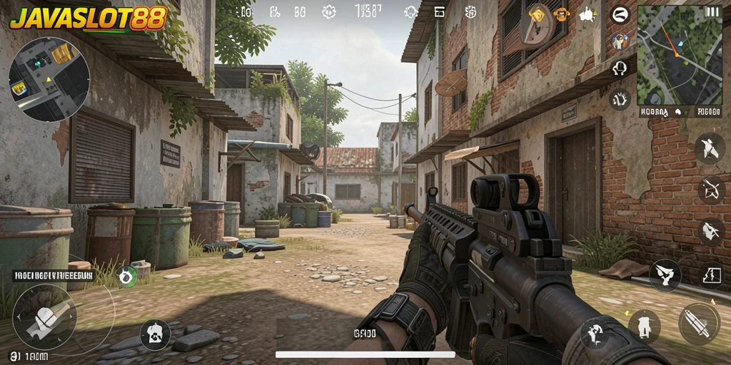 Tampilan gameplay <strong>JAVASLOT88</strong> yang realistis dan mendebarkan.