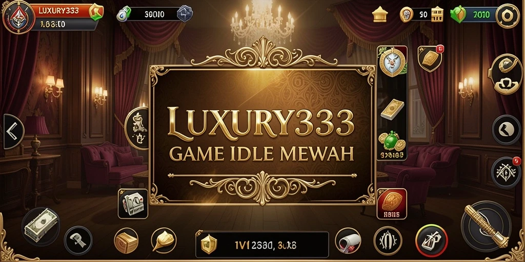 Tampilan gameplay LUXURY333 dengan berbagai elemen kerajaannya.