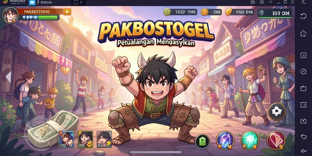 Tampilan gameplay PAKBOSTOGEL yang memikat dan penuh aksi.