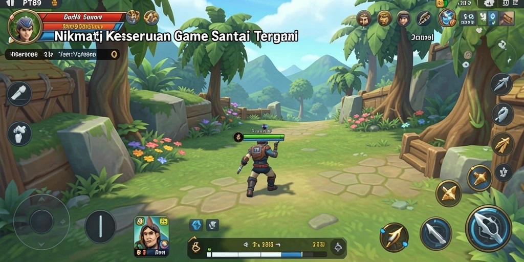 Screenshot PT89 menampilkan gameplay seru dan penuh warna.
