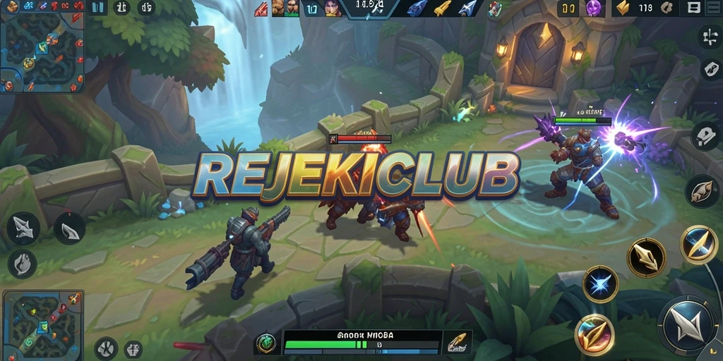 Tampilan gameplay menegangkan dan seru dalam REJEKICLUB.