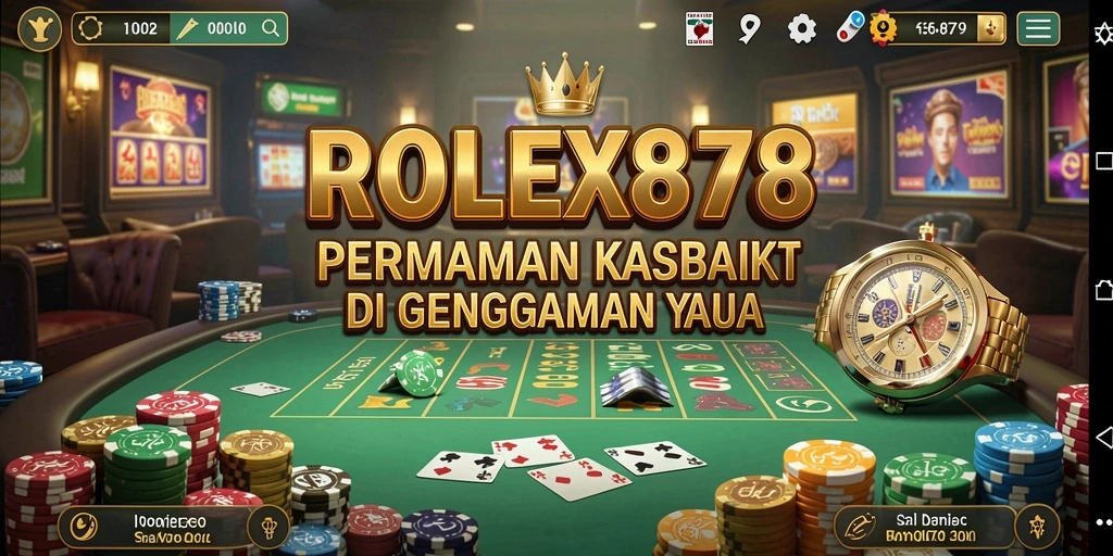 Screenshot permainan ROLEX878 menampilkan keseruan bermain Kasino.