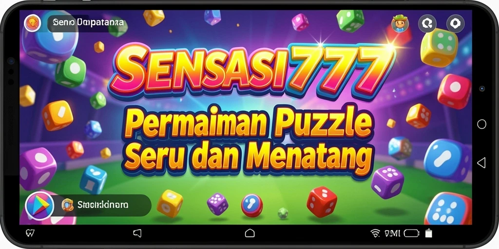 Screenshot SENSASI777 dengan tampilan gameplay Puzzle yang menarik.