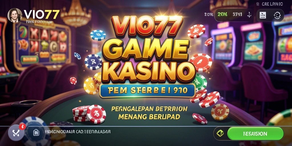 Screenshot VIO77 menampilkan gameplay Kasino yang menakjubkan dan interaktif.