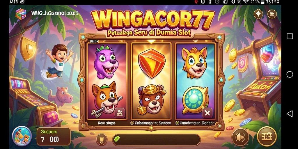Tampilan gameplay seru di <strong>WINGACOR77</strong> yang memukau.