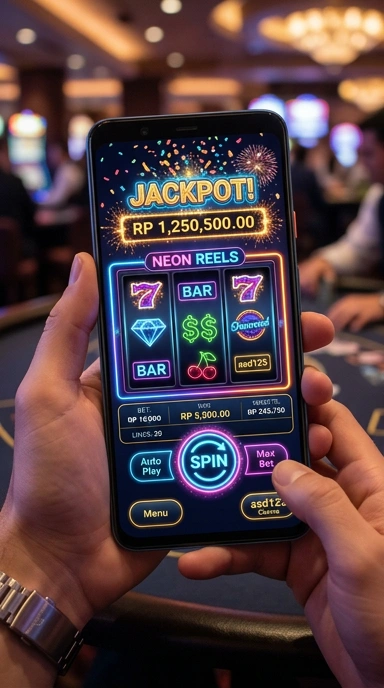 Screenshot aplikasi asd123 menampilkan kategori yang jelas dan terstruktur.